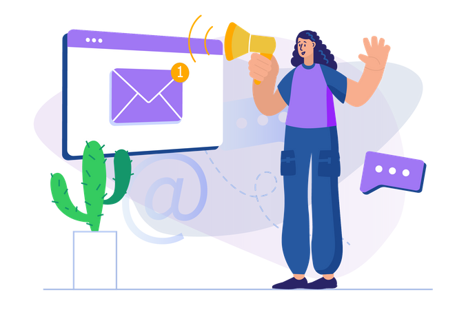 E-Mail Marketing  Illustration