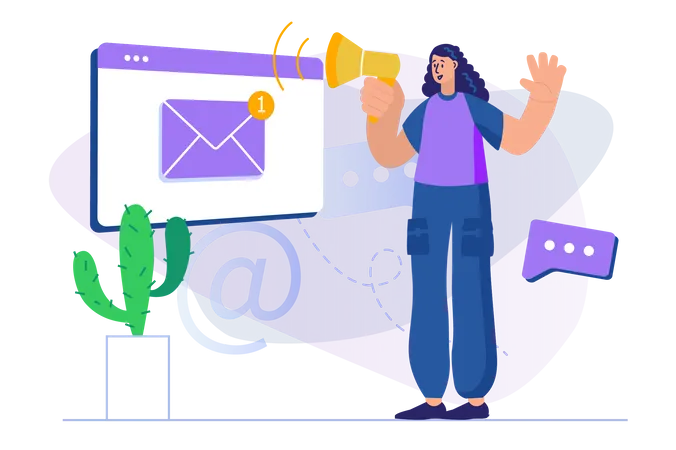 E-Mail Marketing  Illustration