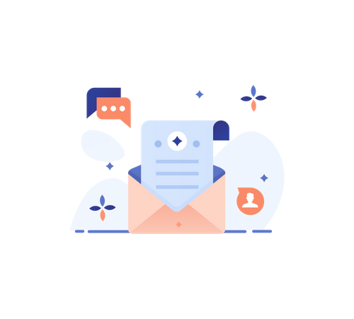 E-Mail-Newsletter  Illustration