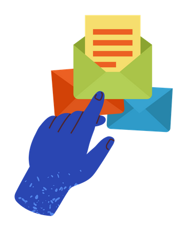 E-Mail öffnen  Illustration