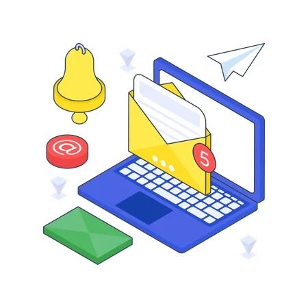 E-mail reçu  Illustration