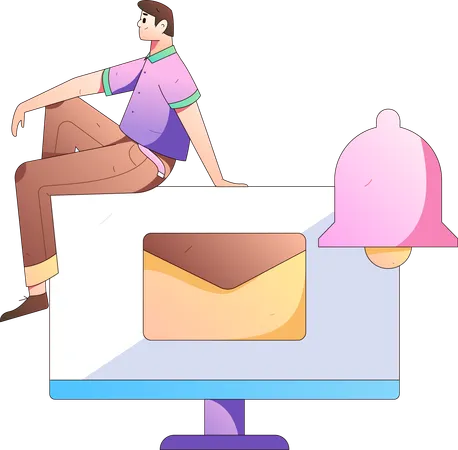 E-mails de marketing enviados pela equipe  Ilustração