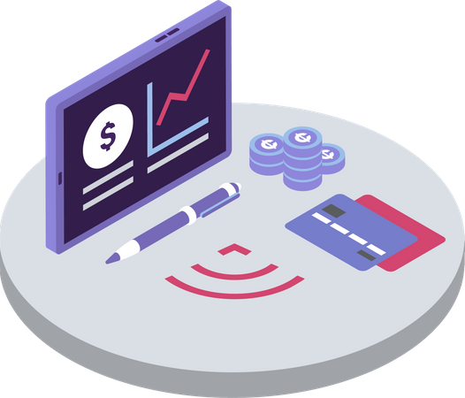 E payment  일러스트레이션