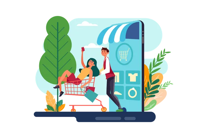 E-shop  Illustration