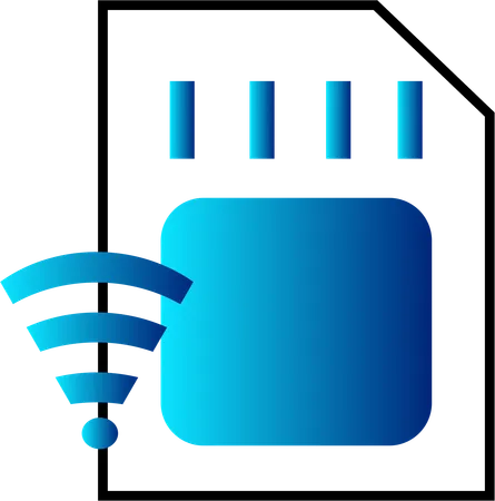 E-Sim Conectivity  Illustration