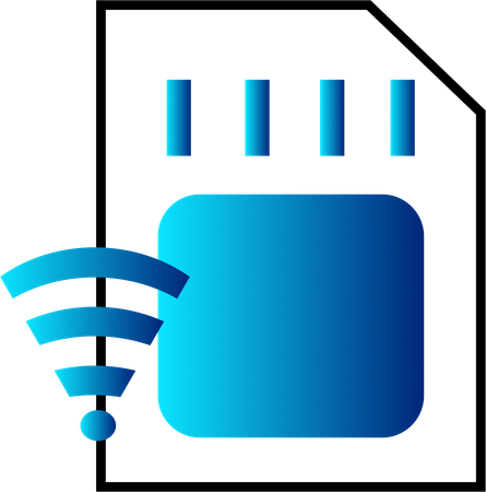 E-Sim Conectivity  Illustration