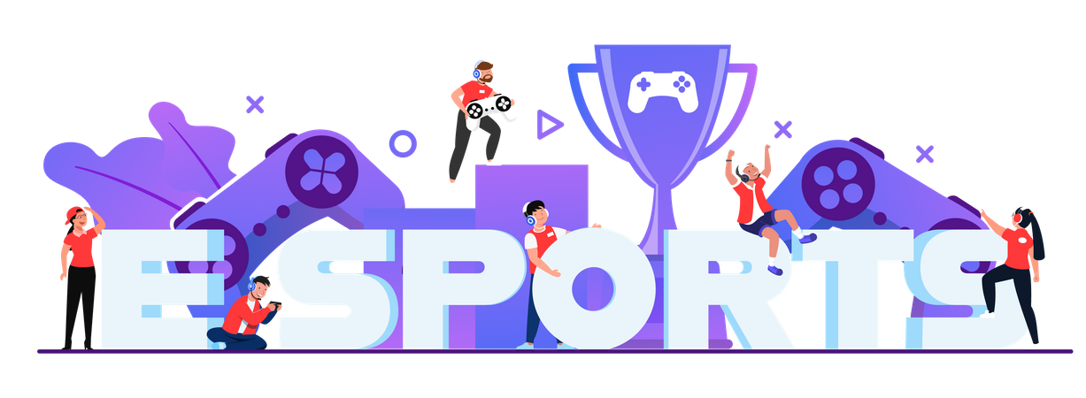 E sports competition Illustration