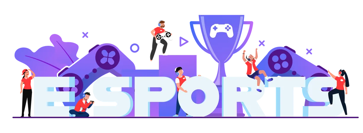 E sports competition Illustration