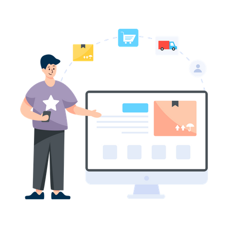 E Supply Chain  Illustration