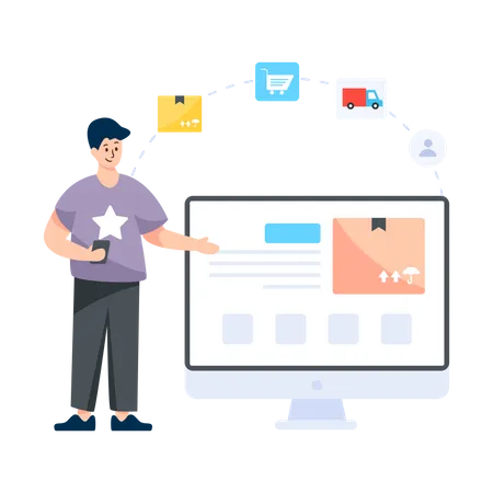 E Supply Chain  Illustration