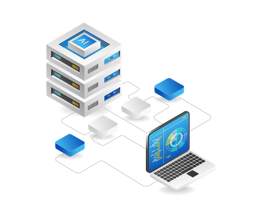 Intelligence artificielle du réseau Eadar  Illustration