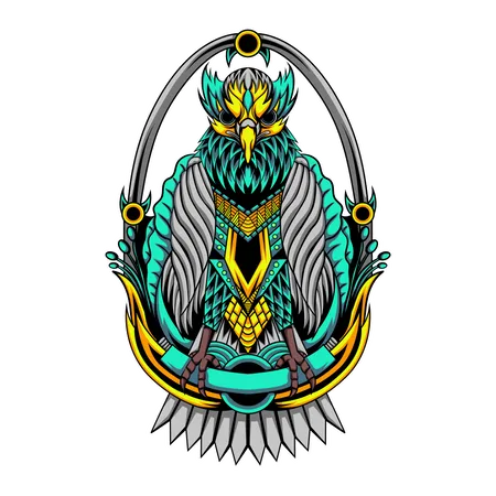 Eagle Ornament Illustration