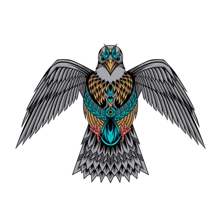 Eagle Ornament  Illustration