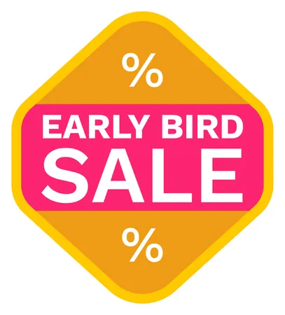 Early bird sale  Illustration