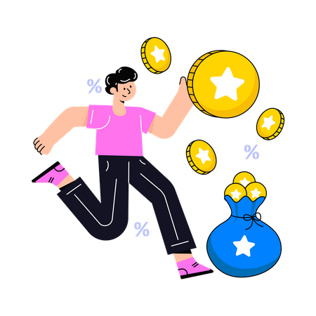 Earn Points  Illustration