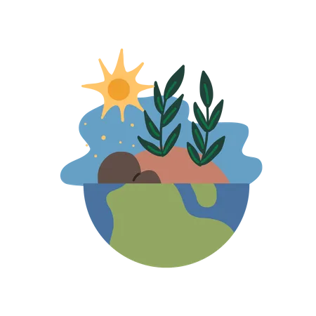 Earth and Environment  Illustration