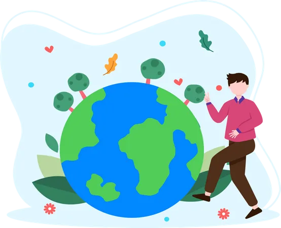 Earth Day  Illustration