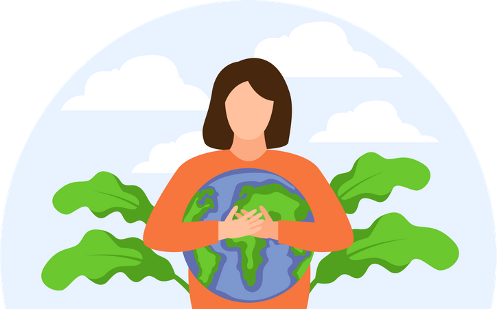 Earth Day Celebration Illustration