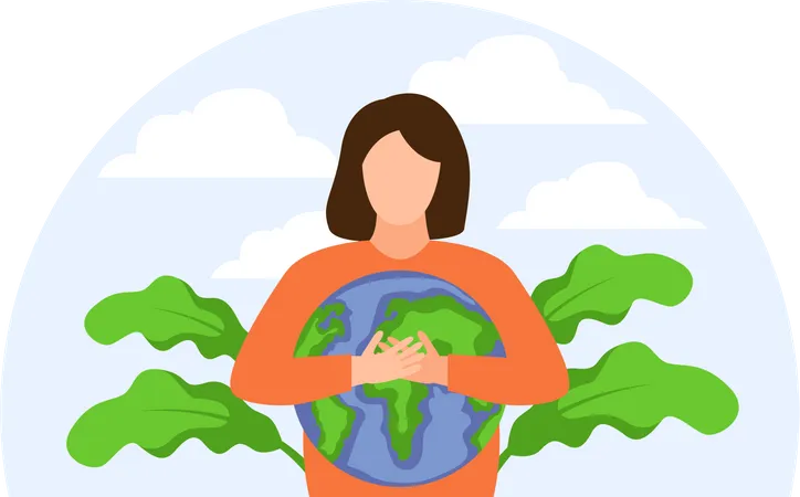 Earth Day Celebration Illustration
