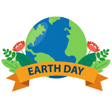 Earth Day celebration  Illustration
