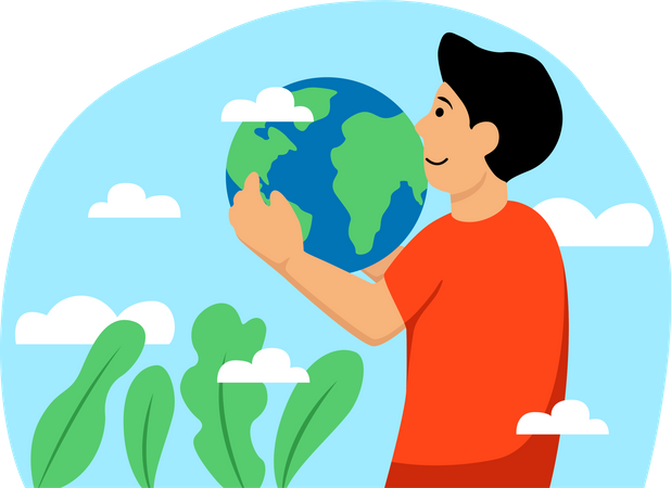 Earth Day Celebration  Illustration