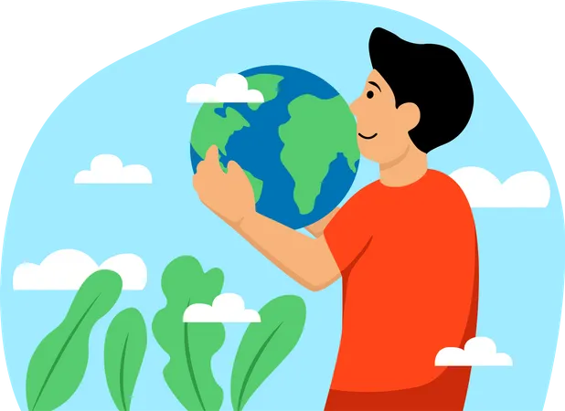 Earth Day Celebration  Illustration