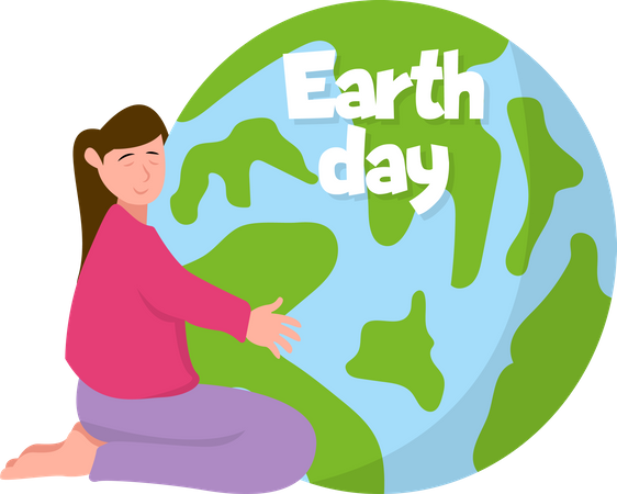 Earth Day Celebration  Illustration