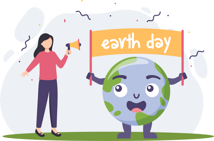 Earth Day  Illustration