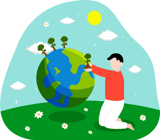 Earth day  Illustration