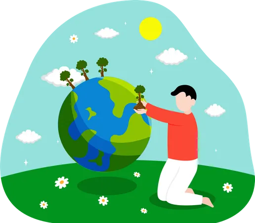 Earth day  Illustration