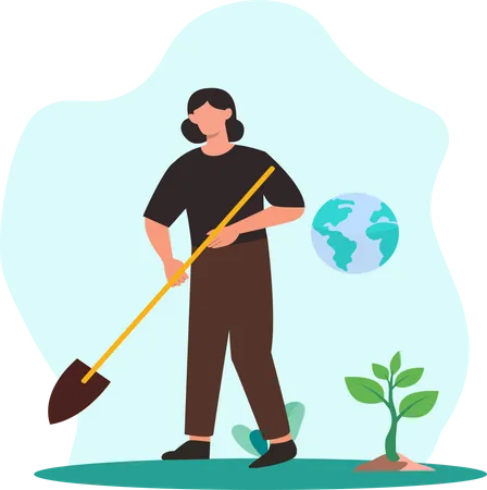 Earth Day  Illustration