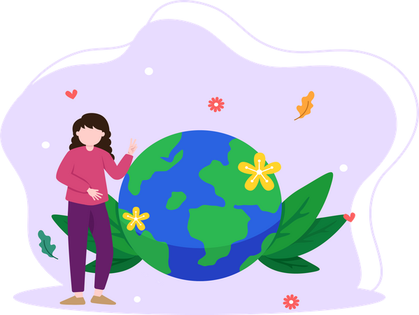 Earth Day  Illustration