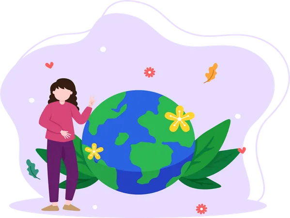 Earth Day  Illustration