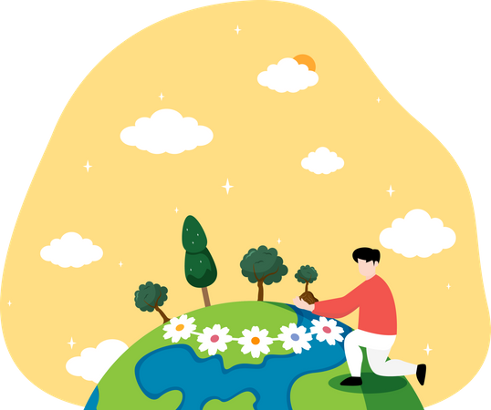 Earth day  Illustration