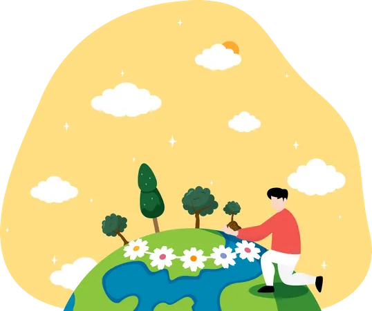 Earth day  Illustration