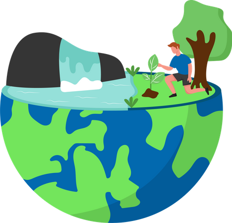 Earth day  Illustration