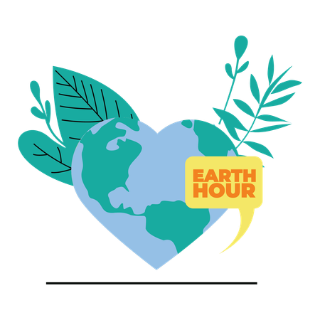 Earth Hour  Illustration