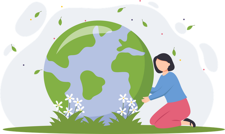 Earth Month  Illustration