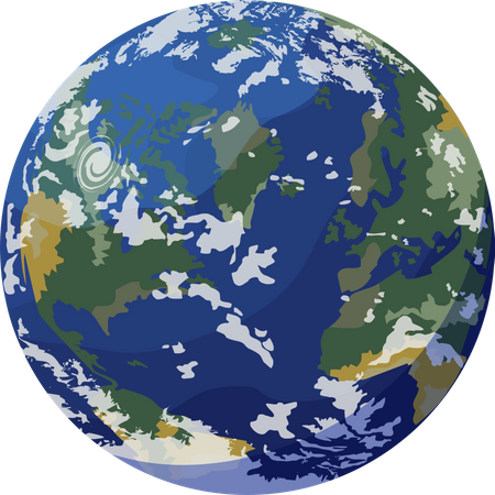 Earth Planet  Illustration