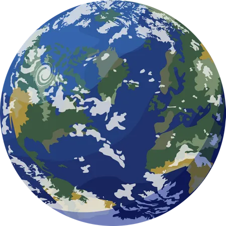 Earth Planet  Illustration