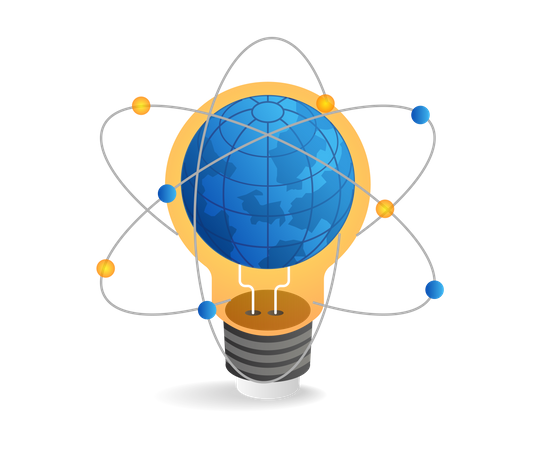 Earth science idea  Illustration