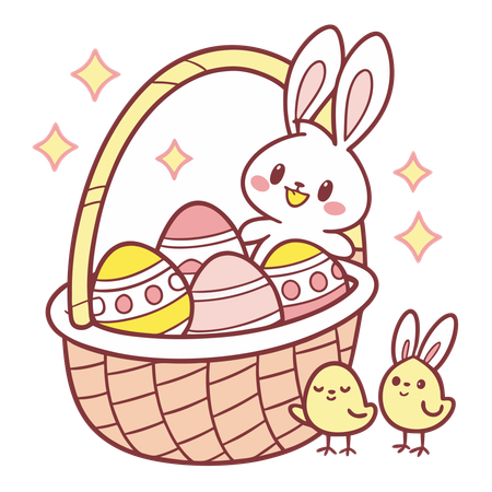 Easter Basket  Illustration