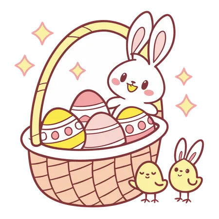 Easter Basket  Illustration
