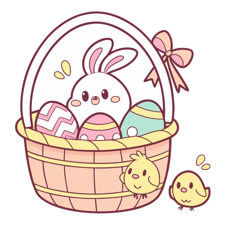 Easter Basket  Illustration