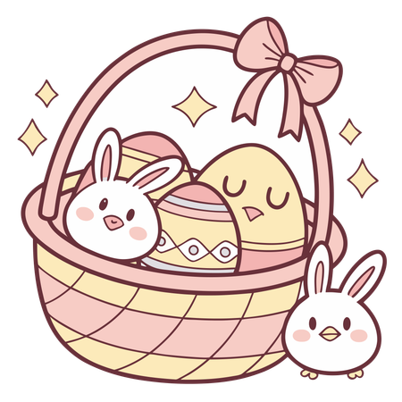 Easter Basket  Illustration