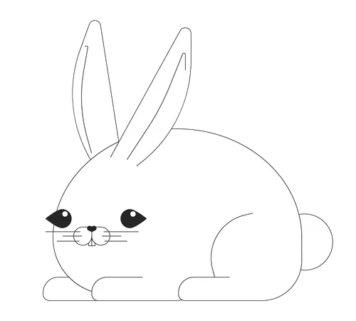 Easter bunny  Illustration