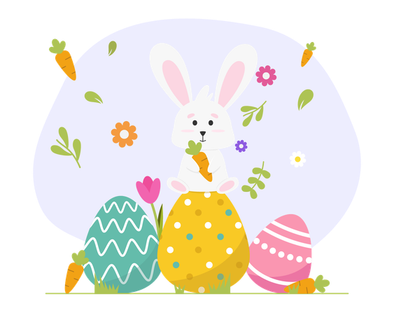 Easter Celebration  Illustration