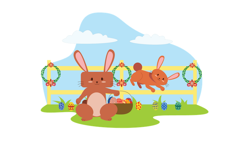 Easter Celebration Illustration