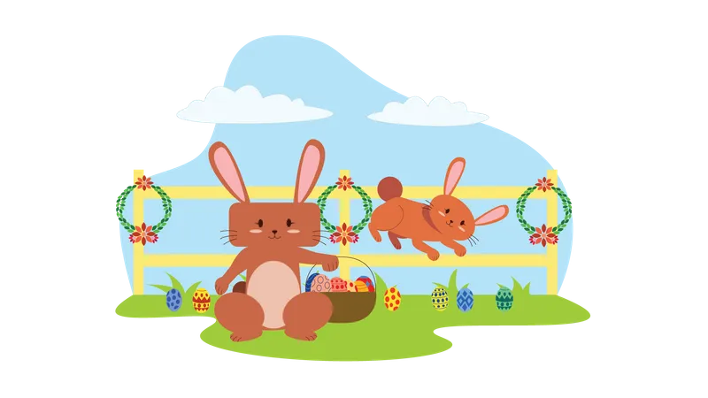 Easter Celebration Illustration