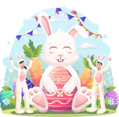 Easter Day Illustration